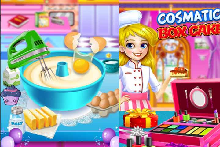 Make Up Cosmetic Box Cake Maker -Best Cooking Game‏
